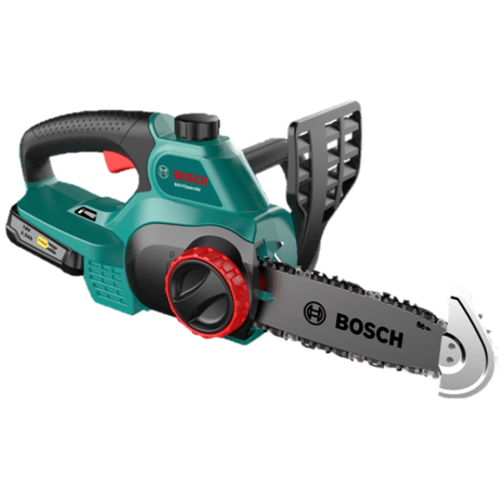 Drujba (fierastrau electric) cu lant pe acumulator Bosch UniversalChain 18, 18 V, 20 cm lungime lama,lant Oregon, 4.5 m/s viteza lant,sistem SDS,include acumula