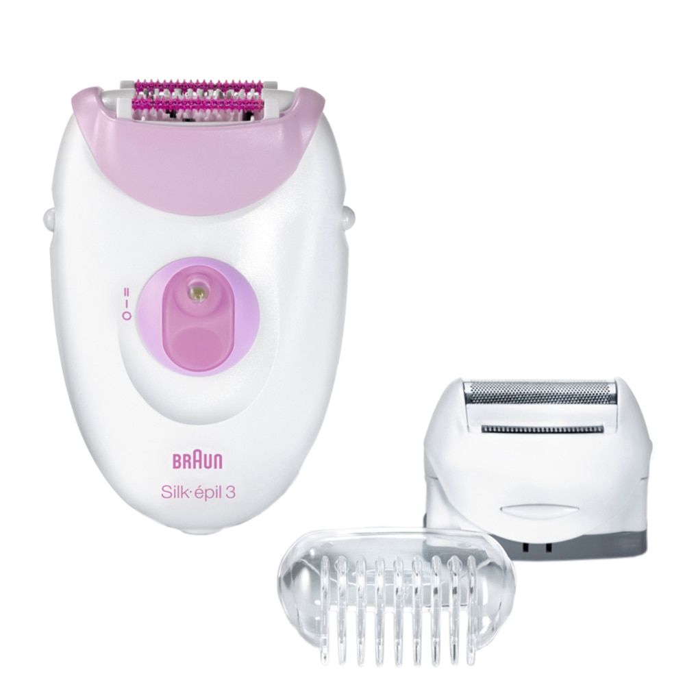 Epilator Braun SE3270, Alb/Roz