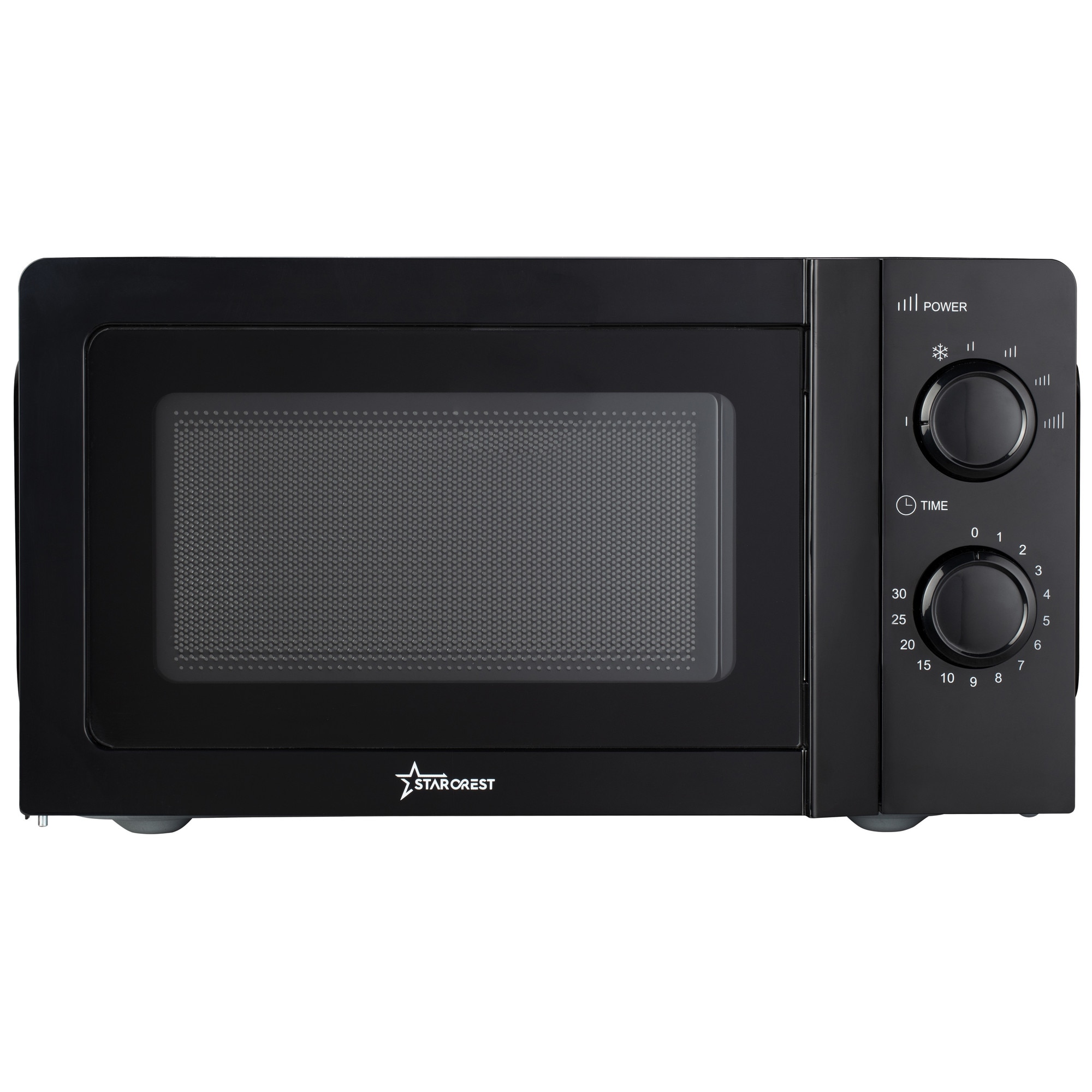 Cuptor cu microunde STARCREST SMW-2012BK, 700W, Capacitate 20 L, Control mecanic, 6 Trepte de putere, Negru