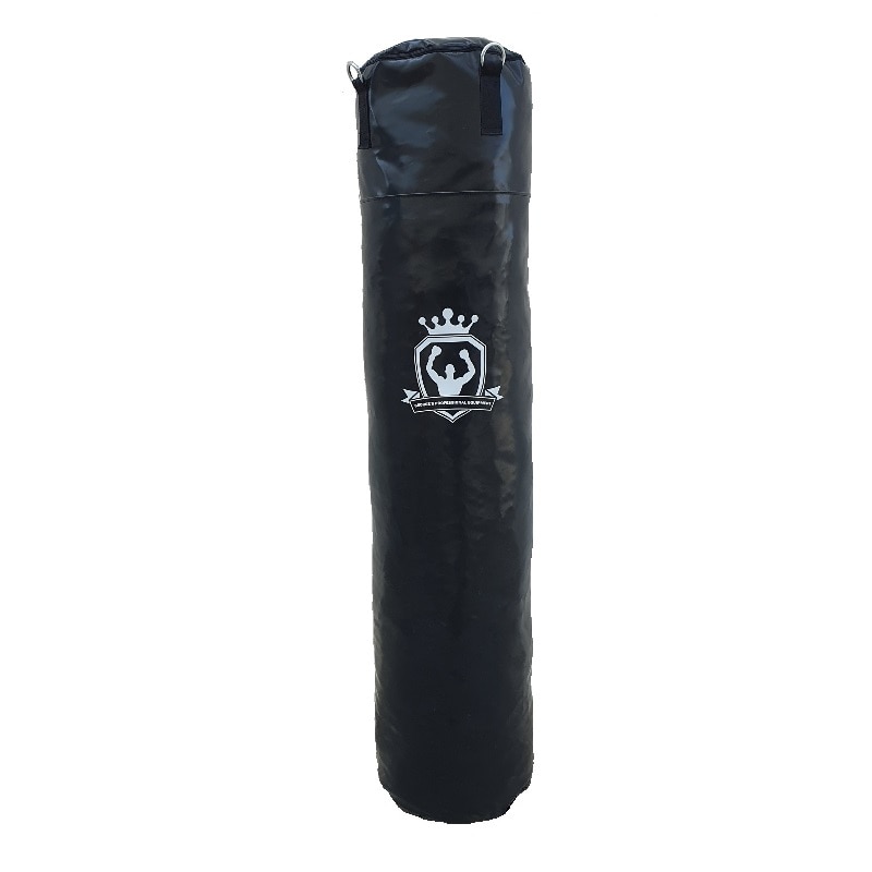 Sac de box umplut, Negru, 150x35 cm
