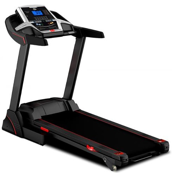 Banda de alergat electrica FitTronic® Delta 100, motor 2.5 CP, Bluetooth, Kinomap, Zwift, Newrunway, Self oil - ungere automata, sistem de amortizare in 6 punct