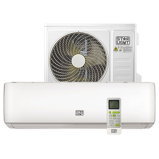 Aparat de aer conditionat Star-Light ACT-24WIFI, Control WiFi, 3D Inverter, 24000 BTU, Functie incalzire, Clasa A++, Display, Alb