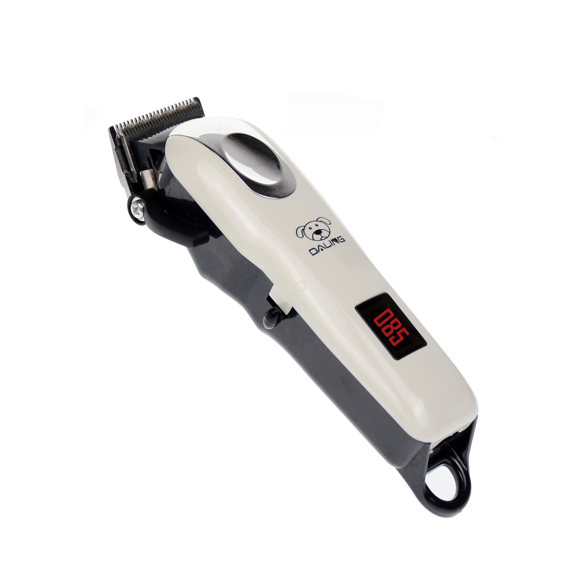 Masina de tuns caini de talie mare, medie si mica, bichon, shi-tzu, etc, aparat profesional de tuns animale cu display, Daling 220mAh - 12W