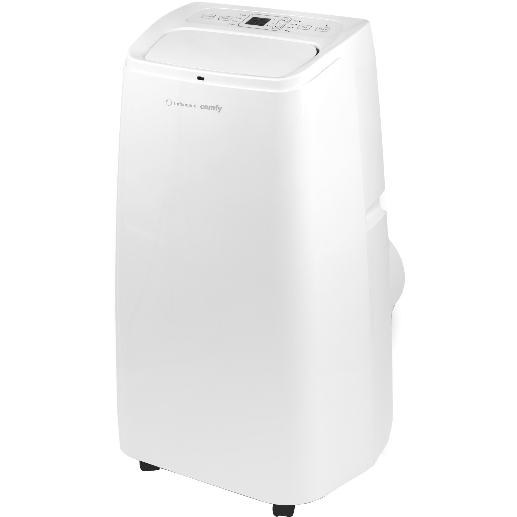 Aparat aer condiționat portabil Turbionaire Comfy, 12000 BTU, WiFi, Clasa A+, Încălzire, Refulare verticală, Telecomandă, Smart Life