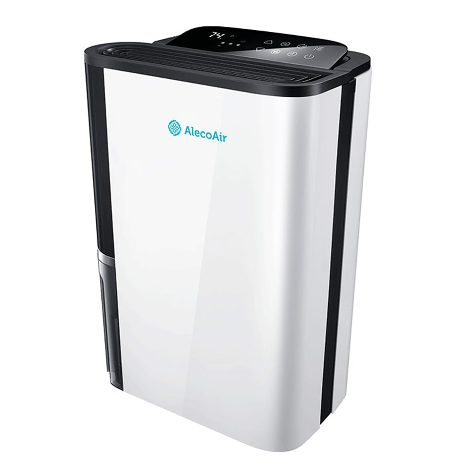 Dezumidificator si purificator cu consum redus de energie AlecoAir D23 CLASSY, Wi-Fi, Functie Uscare Rufe, Ionizare, Filtru HEPA si Carbon, 23 L/ zi
