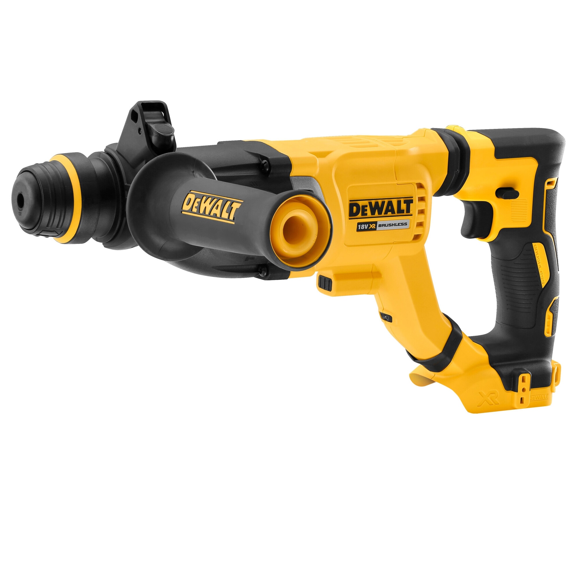 Ciocan rotopercutor profesional pe acumulator DeWALT DCH263N, SDS-Plus, 18V XR, motor fara perii, 3 J energie impact, 1165 RPM, 4300 BPM, iluminare LED, maner l