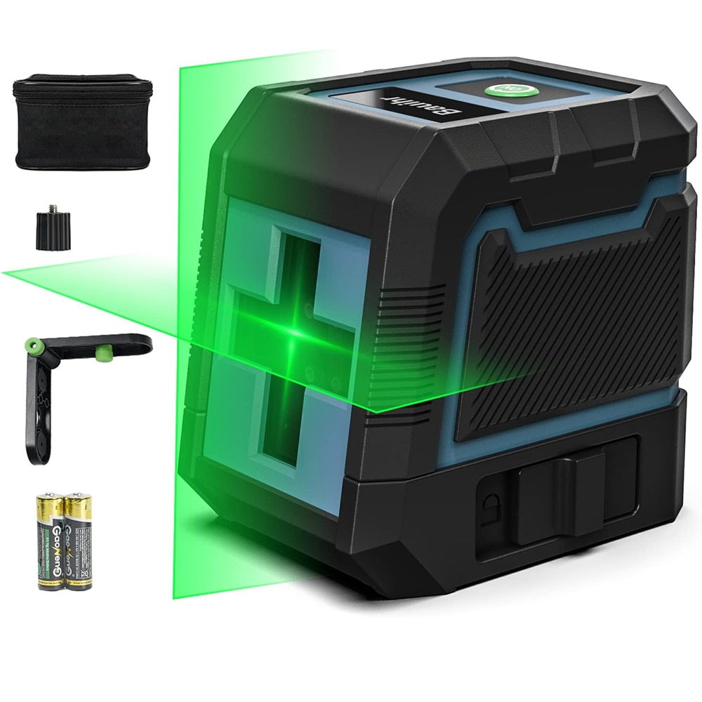 Nivela laser, Bauihr, 30 m, IP54, precizie ± 0.3 mm/m, 4°± 1° domeniu de autonivelare, Negru