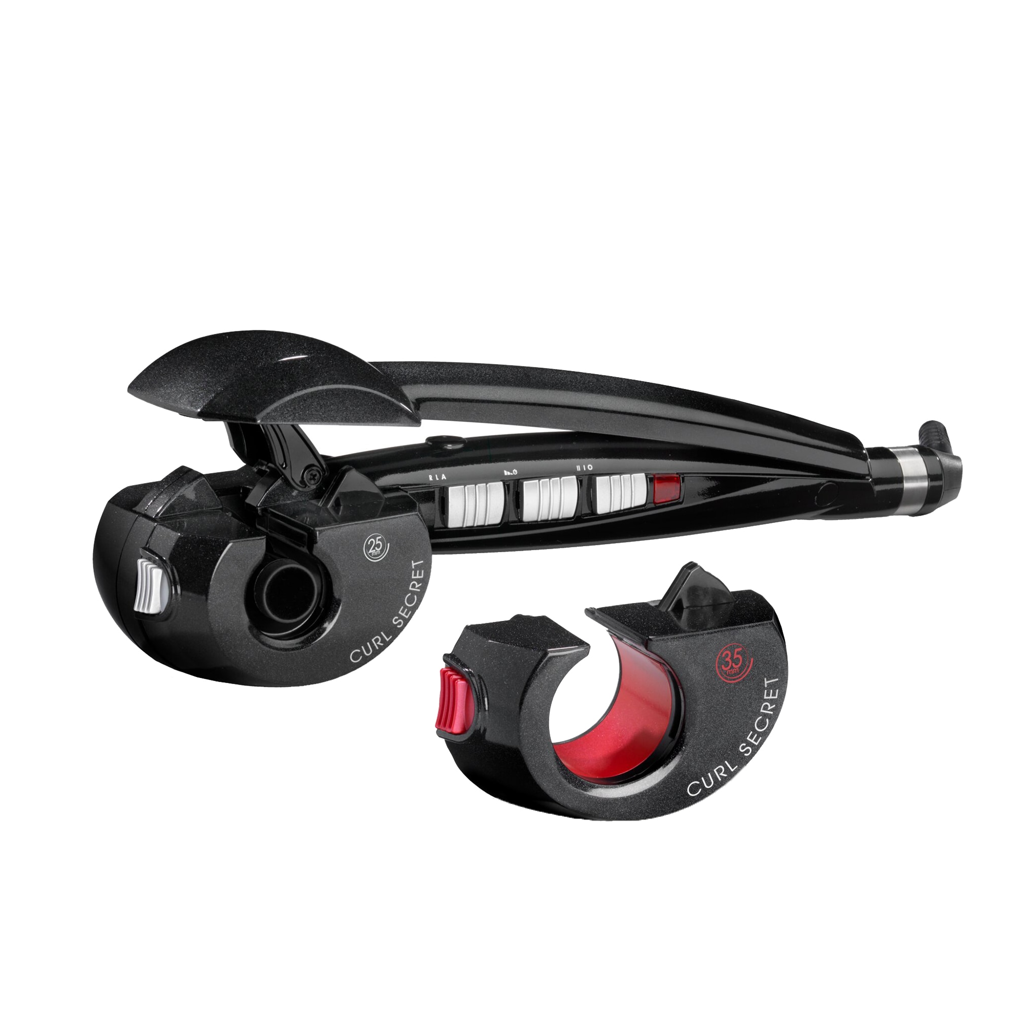 Ondulator BaByliss C1300E Curl Secret 2 Curl & Volum, 3 trepte, 2 capete, 190-230°C, Negru