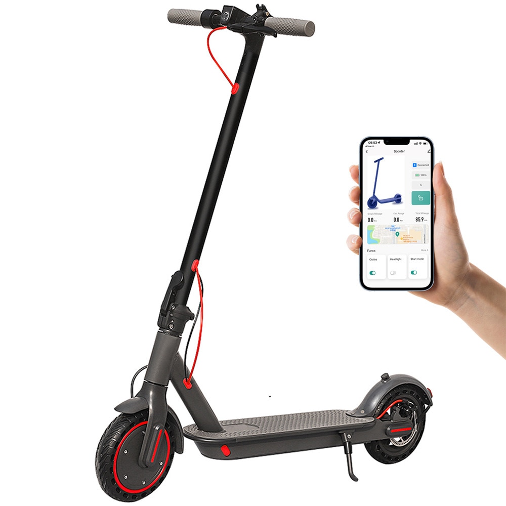 Trotineta electrica JUICEASE E1 Tuya, Trotineta Electrica Adulti, Viteza max 31 km/h, 350W, 8.5"trotineta, 36V, 10.4Ah, Autonomie 25km, 120kg, APP, Pliabila, Ne