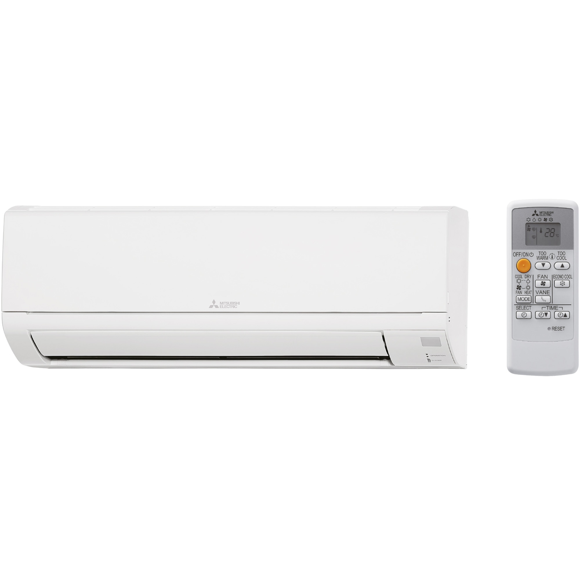 Aparat de aer conditionat Mitsubishi 12000 BTU, Clasa A++, Filtru de Purificare Aer, Energy Saving, MSZ-DW35,alb