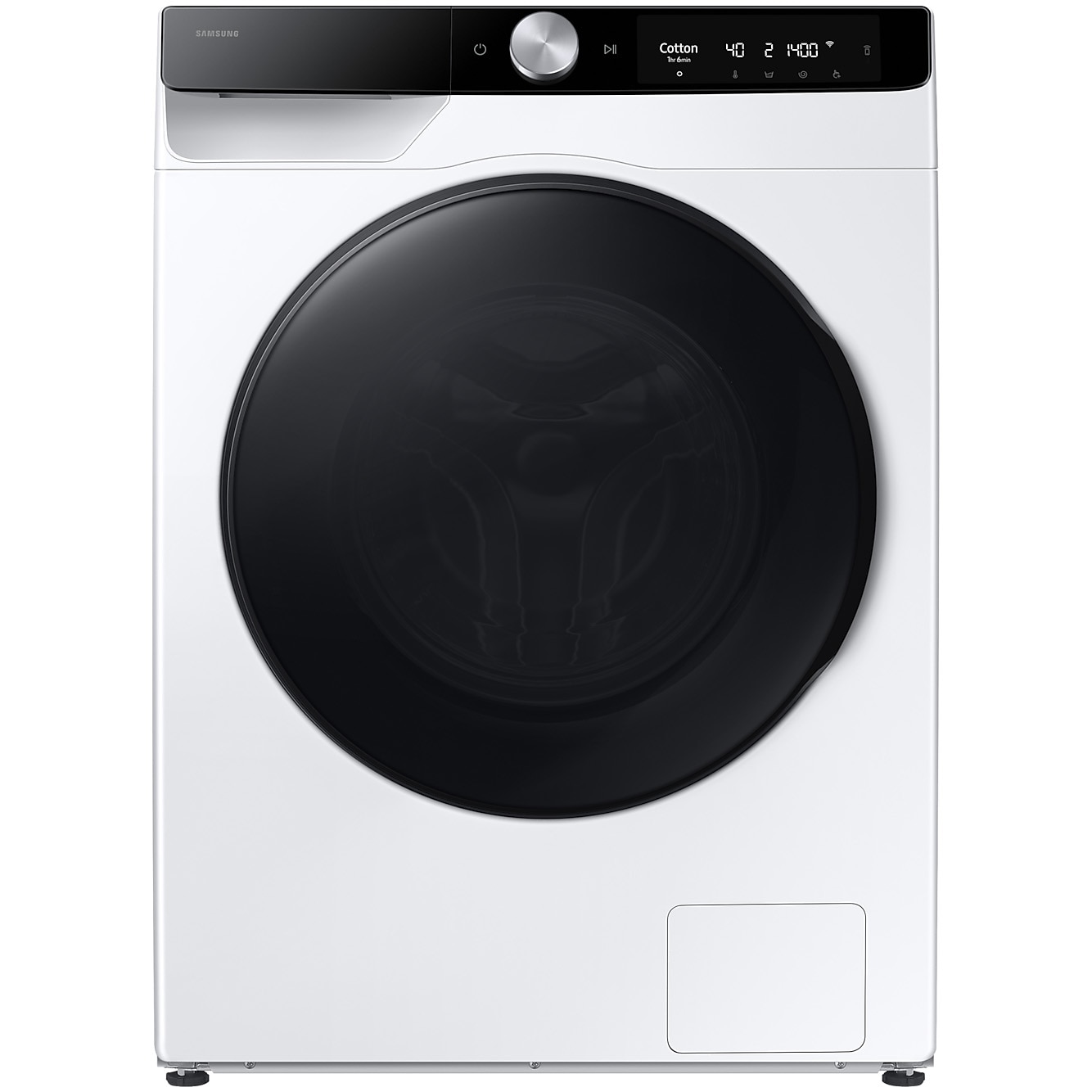 Masina de spalat rufe cu uscator Samsung WD90DG6B85BKU4, Spalare 9 kg, Uscare 6 kg, 1400 RPM, Clasa D, AI Wash, Auto Dispense, AI Ecobubble, AI Control, Super s