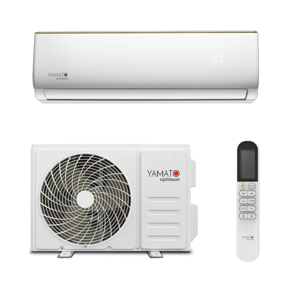 Aparat de aer conditionat Yamato Optimum YW24T2n, Gama 2025, 24000 BTU, Clasa A++/A+, Wi-Fi, Inverter, Golden Fin, Kit instalare inclus