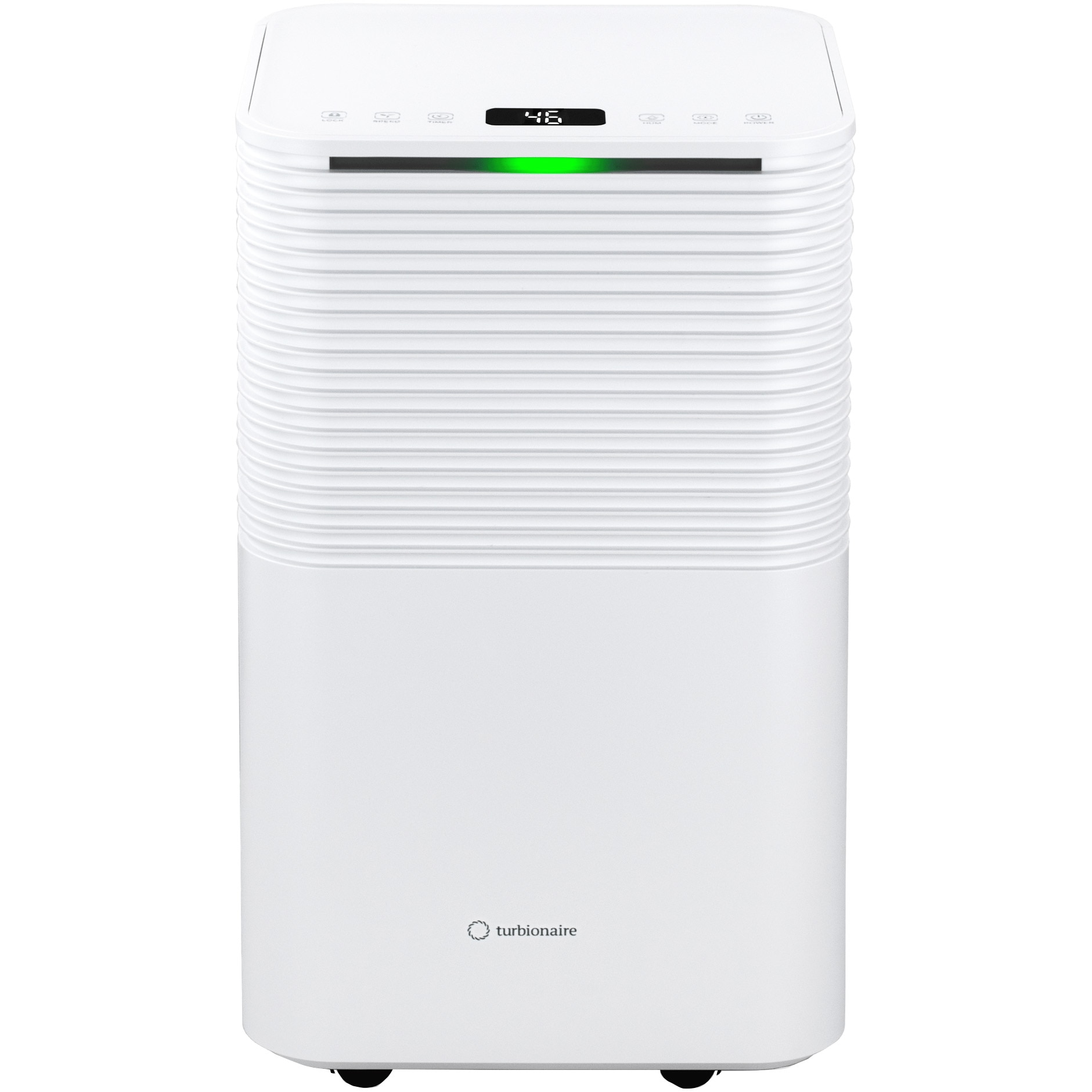 Dezumidificator Turbionaire EPI 12, 12 l/24h, Rezervor 2l, Control digital tactil, Indicator luminos umiditate, Timer, Display LED, Finisaj ABS Mat, Ergonomic,