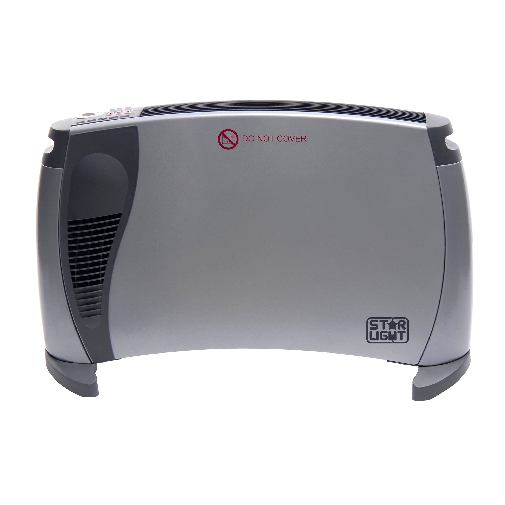 Convector electric de podea Star-Light CTC2000G, 2000W, 3 trepte de putere, ventilatie, termostat reglabil, Gri