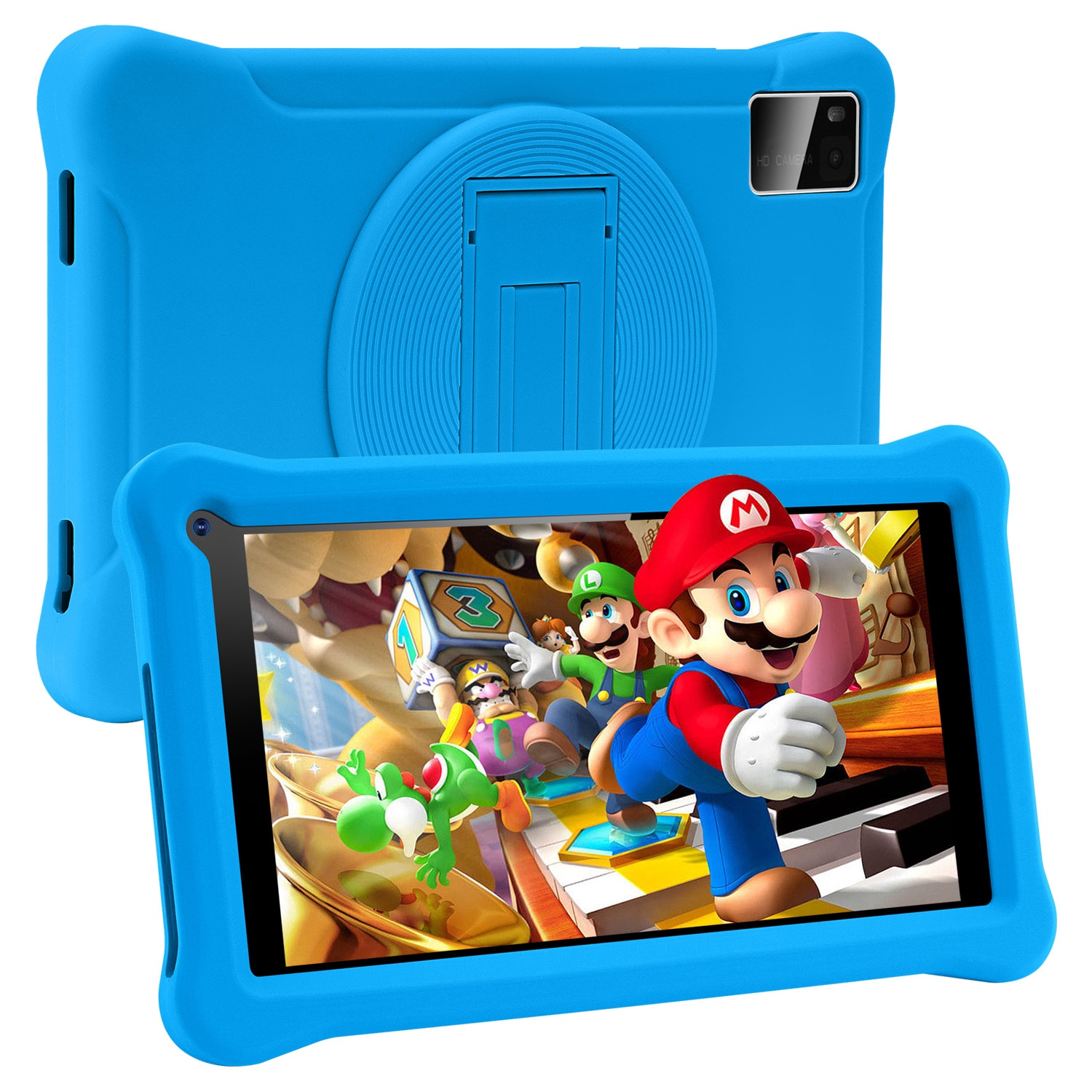 Tableta pentru copii, 7 inch, Android 11, 3-12 ani, 4GB RAM, 64GB ROM (extensibila la 128 GB), Software pentru copii preinstalat, Certificat de la Google, Mod d