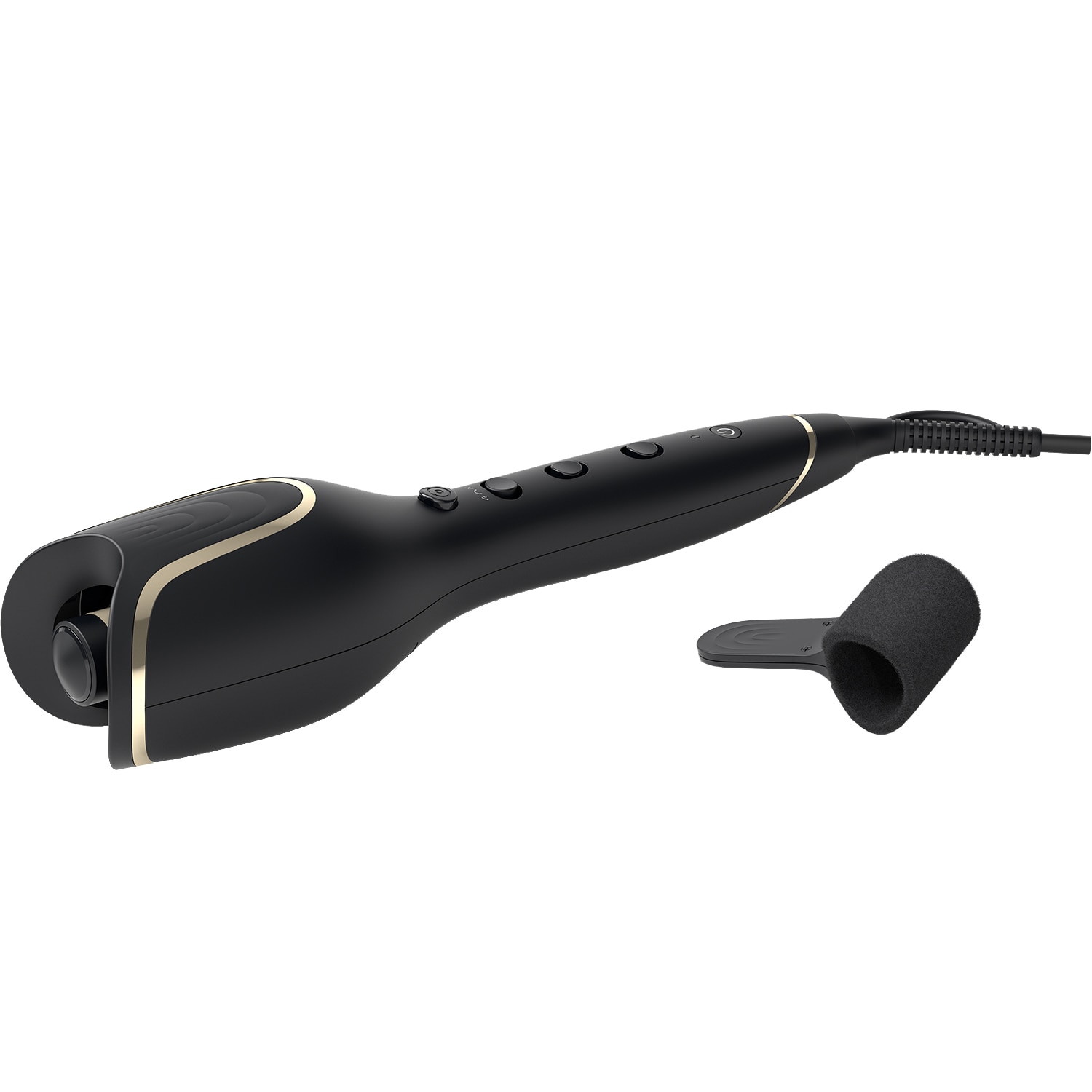 Ondulator automat Philips StyleCare Prestige BHB876/00, Invelis ceramic protector cu infuzie de cheratina, selector de temperatura: 210°C, 190°C, si 170°C, Sist